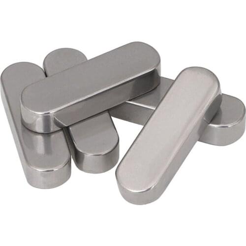 Parallel Keys A2 Stainless Round Ends Flat Key Pins M10 M12