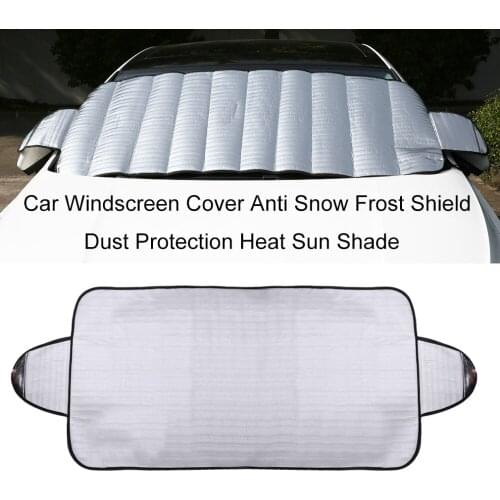 Hot Practical Car Windscreen Cover Anti Ice Snow Frost Shield Dust Protection Heat Sun Shade Ideally for Front Car Windshield