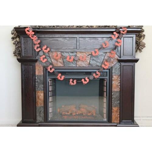 SAMPLE SALE - Fox Paper garland - Fox theme, woodland theme, woodland garland, woodland foxes, baby,red fox, paper banners