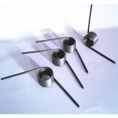 10PCS Manufacturer Metal Stainless Steel Spring Torsion Coil Spring,1.4mm Wire Diameter x 12mm Out Diameter x (35-50) Leg length