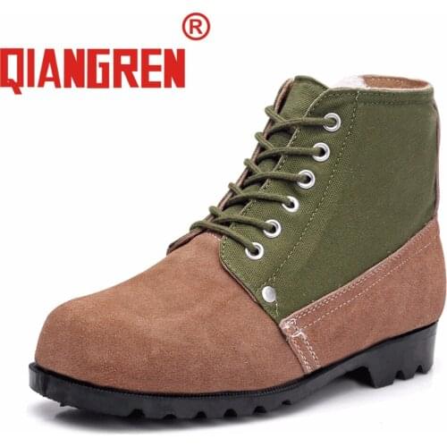 Qiangren Men's Work Shoes
