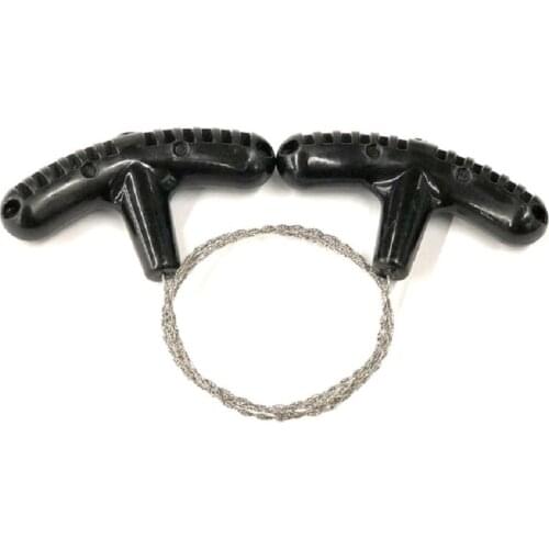 Manual Hand Steel Rope Chain Saw Practical Portable Emergency Survival Gear Steel Wire Kits Travel Tools Outdoor Camping Hiking