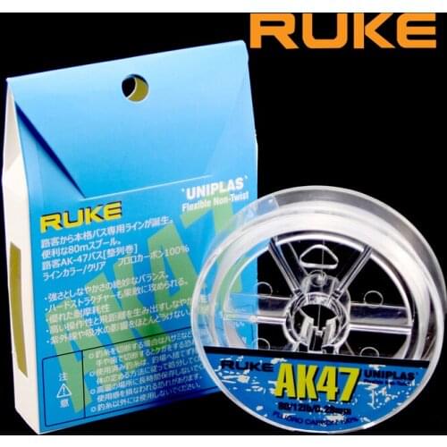 RUKE new pruduct fishing line hight carbon fiber carbon high quality free shipping