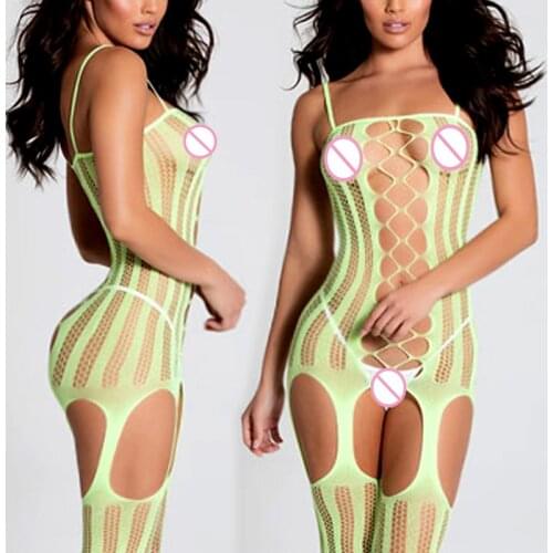 Sexy Body Stocking Babydoll Lingerie for Women Latex Bodysuit Garter Belt Suspender Shapewear Sexy Costumes Exotic Plus Size