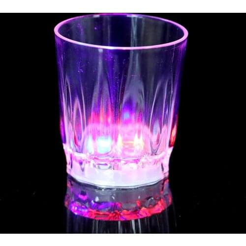 LED Automatic Flashing Cup Sensor Light Up Mug Wine Beer Whisky Shot Drink For Glow Christmas Party Bar Club Birthday Drinkware