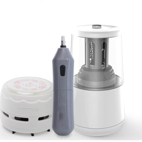 Pencil Sharpener Mini Vacuum Cleaner Eraser Student Sketch Set Multi-function Pencil Sharpener