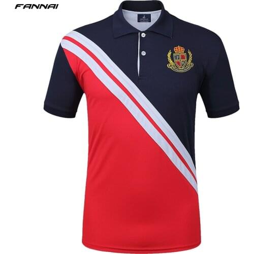 High Quality Brand Summer Short Sleeve Polo Shirt Men Fashion Embroidery Casual Shirts Cotton Tops Tees Slim Fit Soccer Shirts