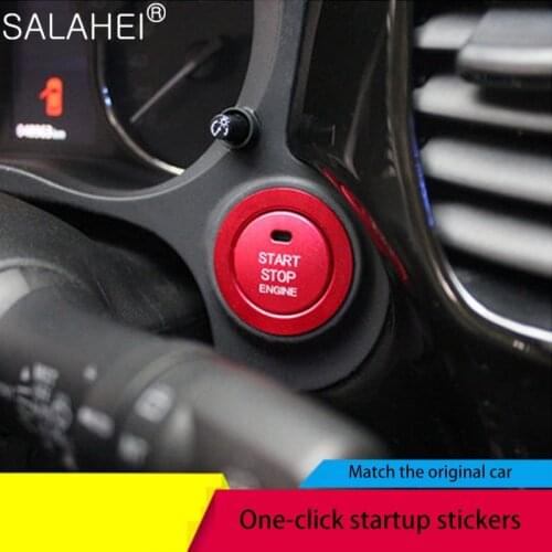 High Precision Car Engine Ignition Start Stop Ring For Mitsubishi Outlander 13-20 Button Decoration Switch Accessories Covers