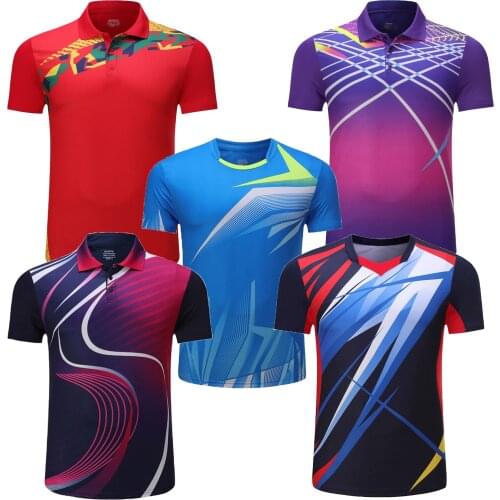 Womens Tennis T-Shirts Skorts , Turn Down Collar Girls Tennis T Shirt, Children Badminton Clothes , Kid Badminton Shirts Skirts