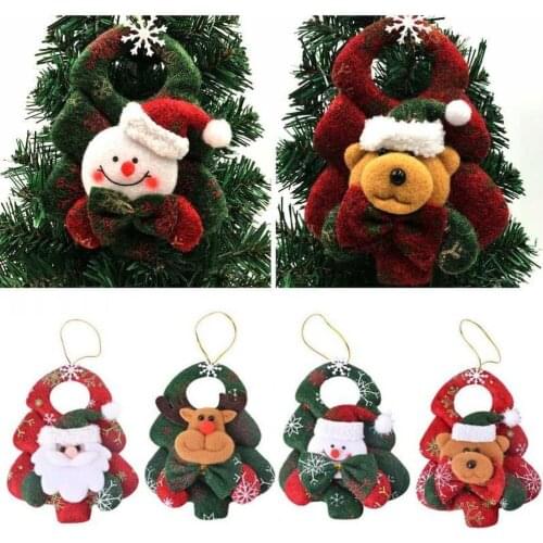 2020 Happy New year Cute Christmas Dolls Door Hanging Santa Claus Dolls Pendant Christmas Decorations DIY Xmas Gift for Home