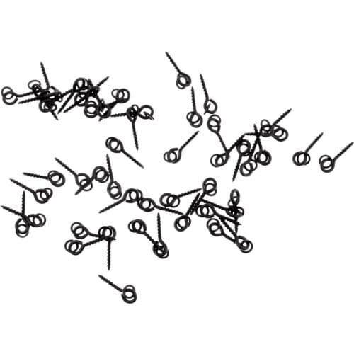 50 Pieces Steel Carp Bait Screws Carp Fishing Up Bait Terminal Rig Tackle