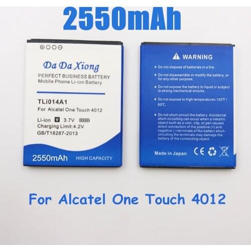 2550mAh TLi014A1 Battery for Alcatel ONE TOUCH 4012/X OT-4012A FIRE OT-5020 M POP 918 OT-918/N/S OT-990M OT-985