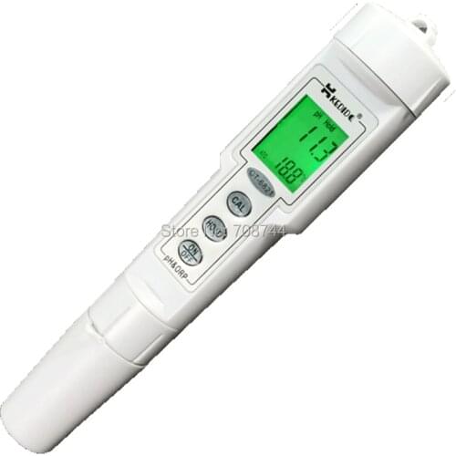 CT-6821 Automatic Tool Calibration Digital Waterproof pH & ORP Meter Portable Pen Type Range 0.0 +/-500mV Water Analyzer Control