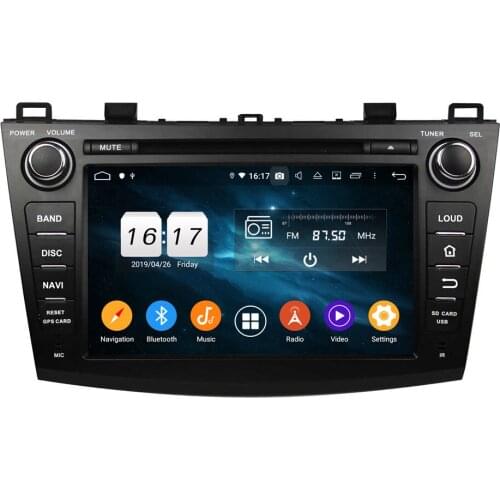 DSP 2 din 8" Octa Core Android 9.0 Car DVD Player for Mazda 3 2009-2012 4GB RAM Radio GPS WIFI Bluetooth 4.2 32GB/64GB ROM