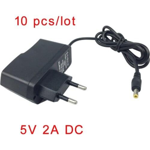 10pcs/lot DC 4.0mm Power Adapter Supply for Orange Pi PC Plus 5V 2A Power Charger for Orange Pi One