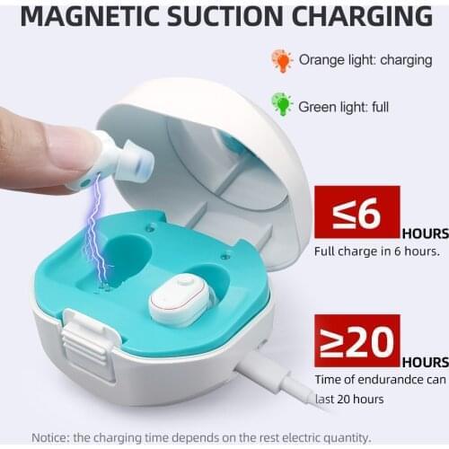 Digit Hearing Aid Ear for Deafness Sound Amplifier Adjustable Hearing Aids Portable Super Ear Hearing Amplifier for the Elderly