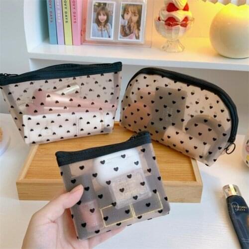 Fimuse Black Cosmetic Bags