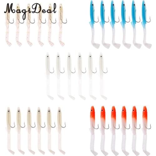 MagiDeal Sea Fishing Artificial Lifelike Eel Ready to Fish Fishing Lure Bait Fishing Lure Hook