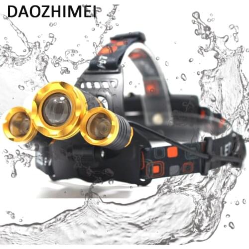 10000LM Headlamp Led Headlight XML T6 LED Head Lamp Flashlight Torch head light with 18650 battery Best For Camping, fishing