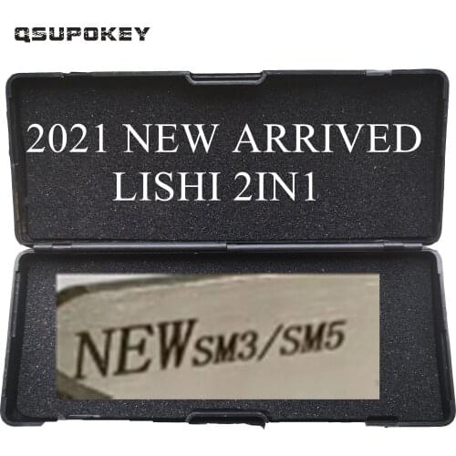 QSUPOKEY 2021 NEW ARRIVED LiShi 2in1 repair Tool Locksmith Tools NEW(SM3/SM5) for Korea Lock