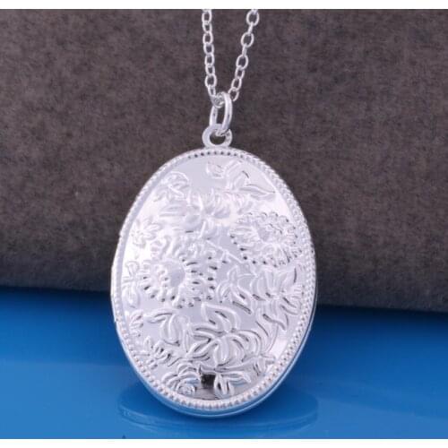 P387 Free Shipping silver plated Necklace, silver fashion jewelry Large striped cards /anqajexa cahakroa