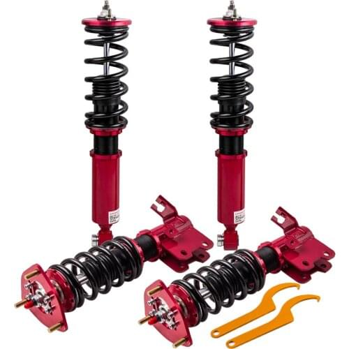 Full set Coilover Suspensions For Nissan 200SX 240SX S14 Silvia 94-98 Shock Absorber Struts 24 adjustable Damper Coil Spring