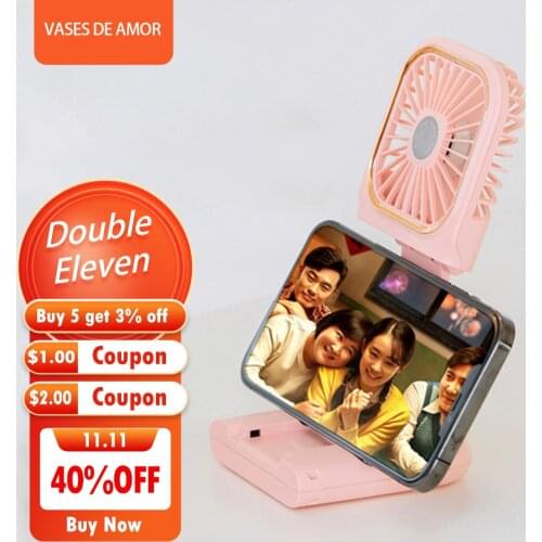 Portable Neck Fan Mini Usb Fans Air Cooler Rechargeable Ventilador Small Travel Handheld Electric Fan Silent Cooling For Home