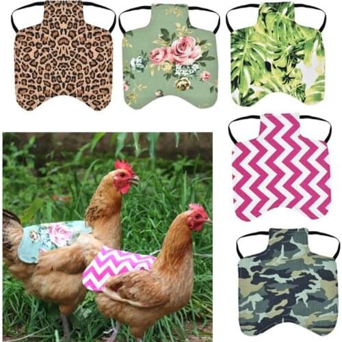 Adjustable Poultry Hen Saddle Apron Feather Protection Holder Chicken Protector