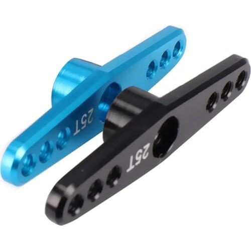 25T Steering Servo Arm Horn Metal Full Throttle Parts Double Steering Arm for Futaba