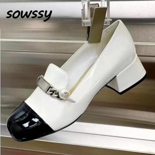 Sowssy Leather Pumps