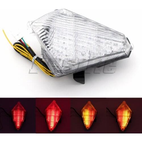 LED motorcycle taillight For Yamaha YZF R1 2007 2008 Diesel Chrome Brake Turn Signals Integrated