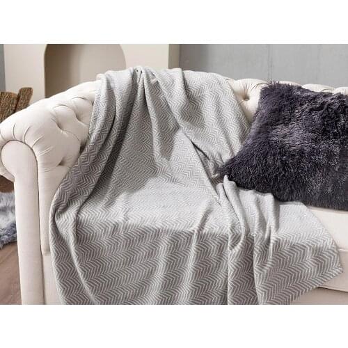 Turkish Soft Warm Fleecy Plain Dyed Polar Sofa TV Blanket Lightweight Travel Home Picnic Anti-Pilling Blanket Modern for Adults