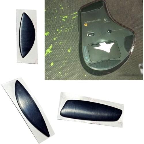 1Set Mouse Skates Replacement Glide Feet Pads Black Mouse Feet Sticker for logitech M950 / MX Performance Gaming Mouse
