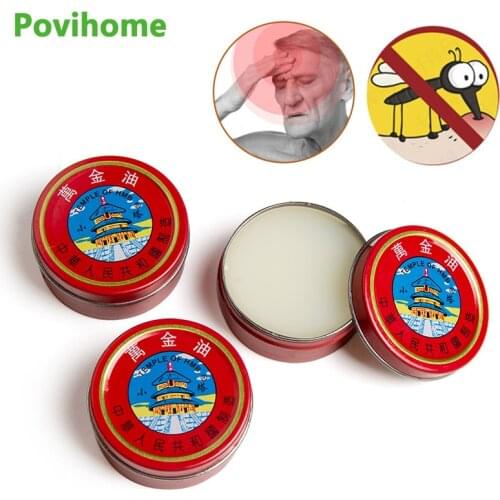 1Pcs 19g Anti-itching Balm Rheumatoid Arthritis Headache Muscle Ache Pain Relief Treatment Ointment Herbal Medical Plaster