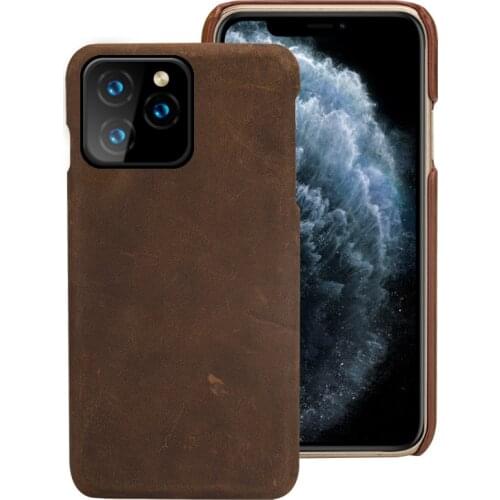 Genuine Leather phone case for iphone 11 pro max Crazy Horse Luxury Vintage coque for Apple iphone 6s 6 8 7 6s Plus cover Armor