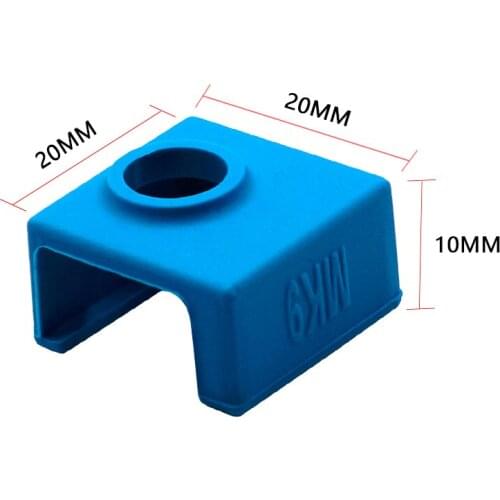 Black MK9 Silicone Socks Heater Block Cover Silicone Insulation Black Color For Replicator Anet Prusa i3 Tronxy MK7/MK8/MK9