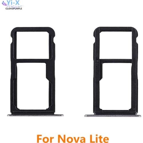 SIM Card Tray Slot Holder Adapter for Huawei Nova Lite / P10 Lite Phone Spare Parts