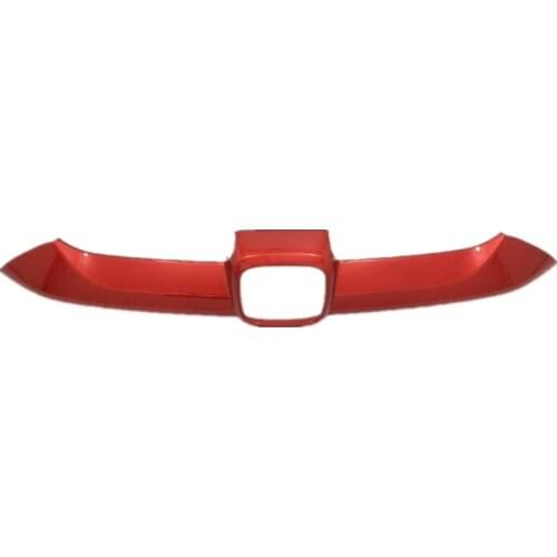 For Honda CR-V 2017 1PCS Luxury Red ABS Chrome Car Front Hood Grille Grill Decorative Cover Trim Car Styling Quality Assurance