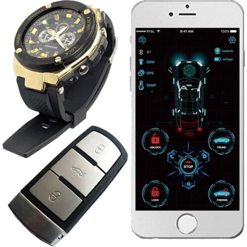 Drop Shipping KOL Cardot Gps Gsm Smart Keyless Entry Remote Starter Push Engine Start Stop 4G Ca