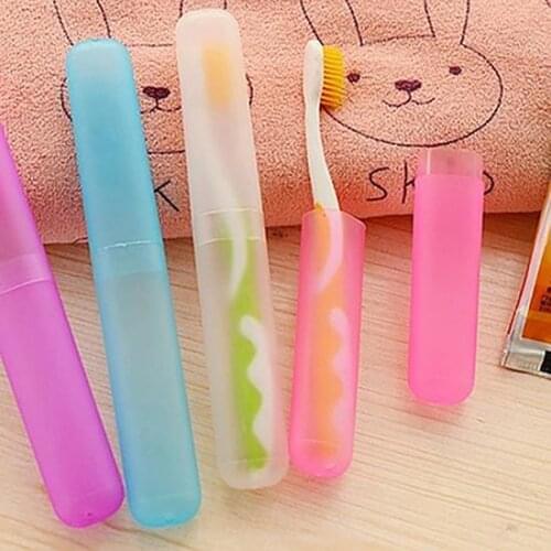 1Pc Hot Sale! Portable Travel Hiking Camping Toothbrush Case Holder Tube Protect Cover Box