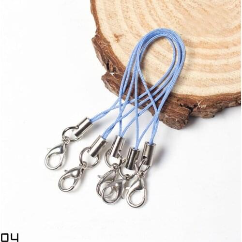 Stainless Steel Fashion Jewelry Findings,Alloy Lobster Clasp Cotton Waxed Cord Hooks for Necklace&Bracelet Chain DIY