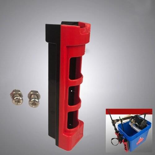 Multipurpose Fishing Accessories Fishing Rod Stand Erector Pole Bait Tube Fixed on Fishing Barrel Bracket