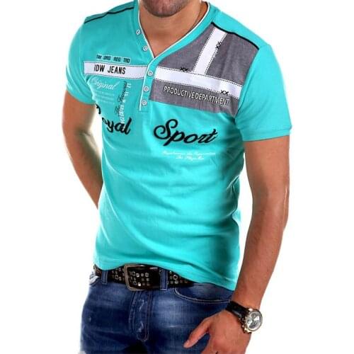 Summer 2019 New T-shirt Large Size Mens Short Sleeve T-shirt for Men