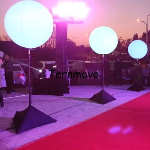 Lighting inflatable tripod balloon display column led lighting inflatable air standing balloon advertising tripod pole