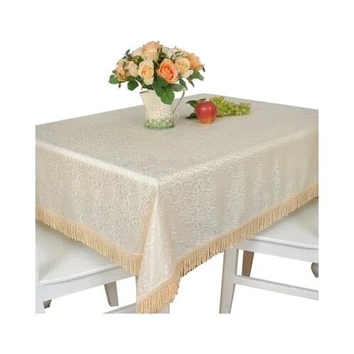 Very luxurious and upscale table cloth square coffee table cloth hotel round tablecloth different sizes can be customized