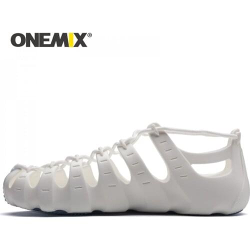 ONEMIX 2020 Summer Men Women Casual Water Shoes Multifunction Rubber Outsole Sandals Male Outdoor Beach Wading Upstream Slippers
