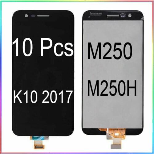 Wholesale 10 Pcs / lot for LG K10 2017 M250 M250H LCD Screen Display with Touch Digitizer Assembly