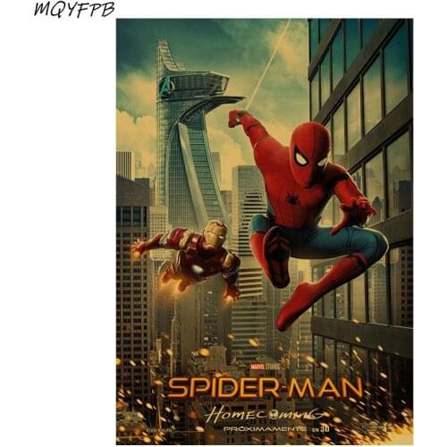 Kraft Paper Movie Poster Wall Sticker Decorative Painting Household Products 50.5x3cm