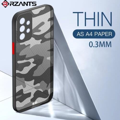 Rzants For Samsung Galaxy A52 A72 A32 4G 5G Case Soft Matte Casing Camouflage Slim Anti fingerprint Cover