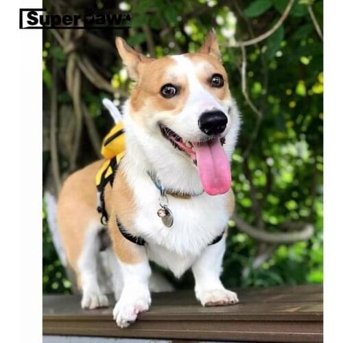 New Style Pet Dog PU Leather Backpack Harness Bag Adjustable Bags For Puppy Small Medium Dogs Schnauzer French Bulldog Pug ZLB08